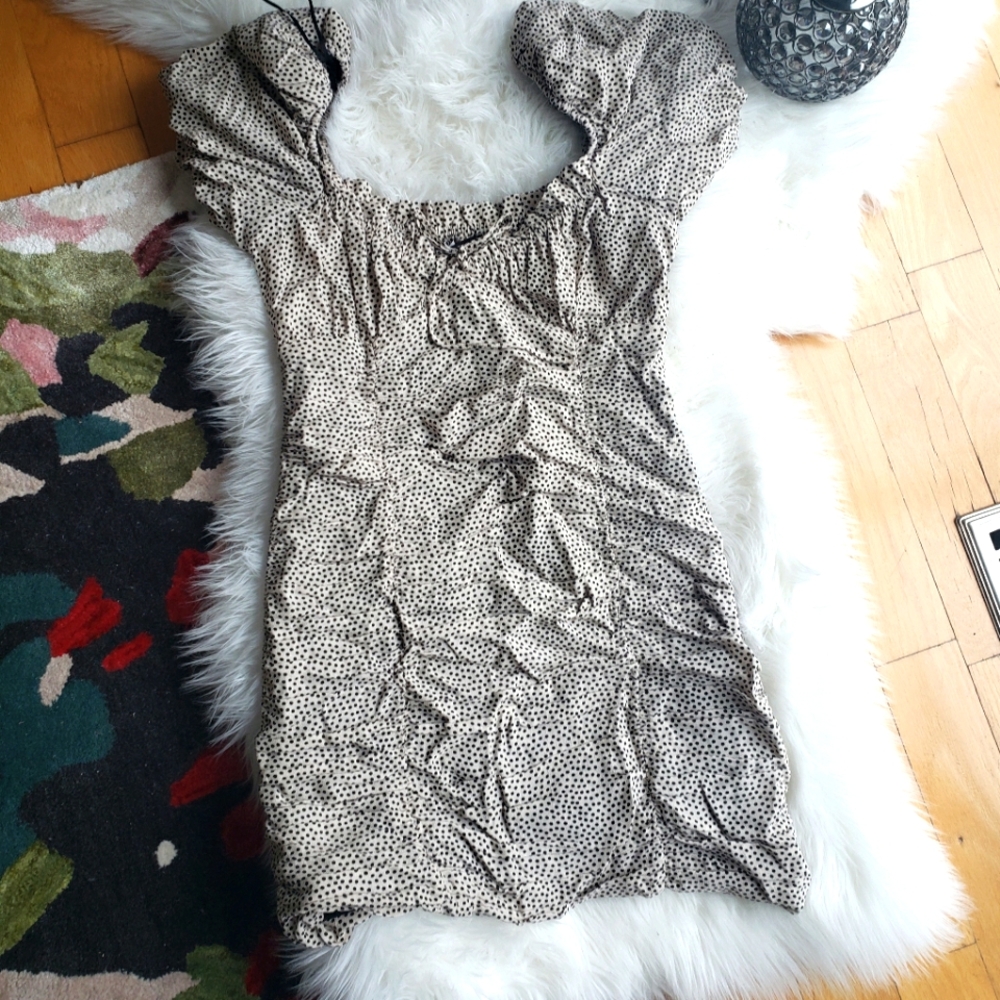 ZARA Ruched Dress